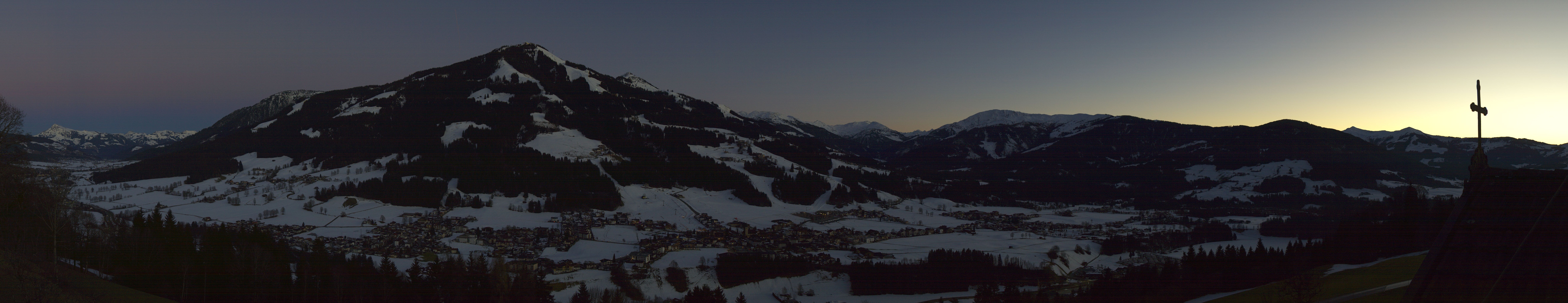 Archiv Foto Webcam Dorfkamera über Westendorf am Wilden Kaiser