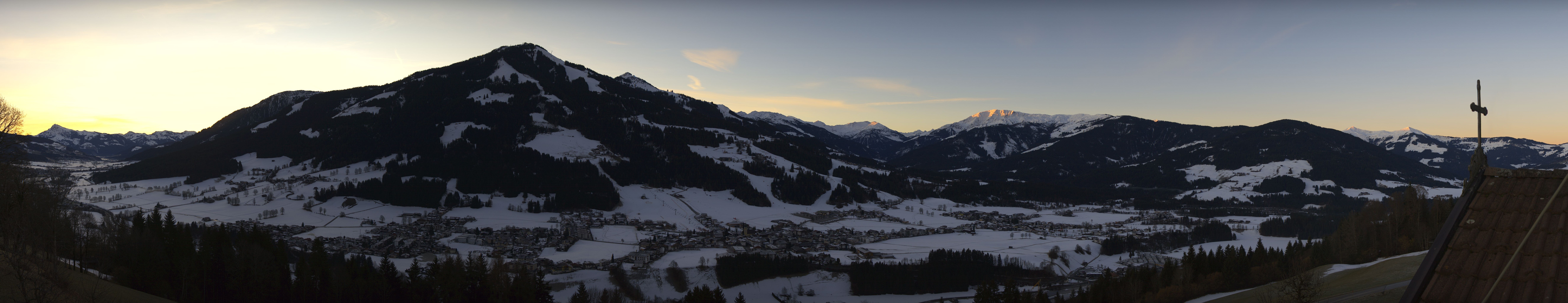 Archiv Foto Webcam Dorfkamera über Westendorf am Wilden Kaiser