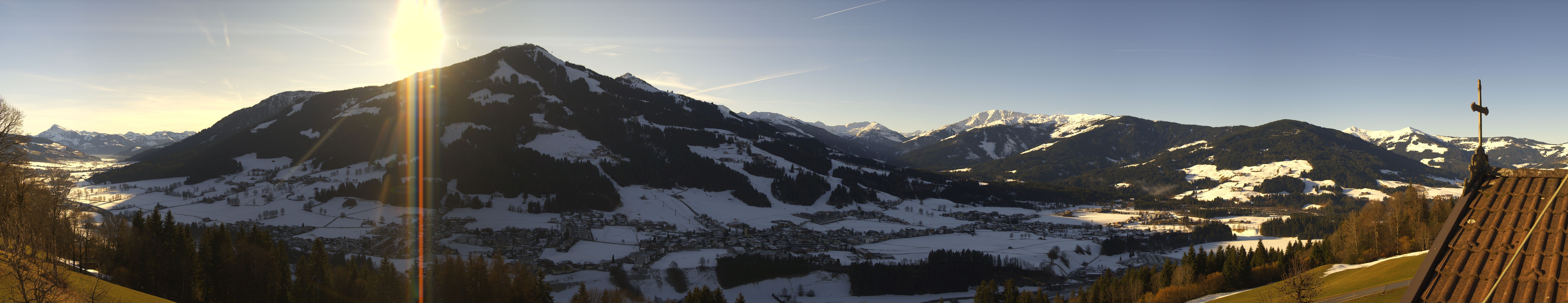 Archiv Foto Webcam Dorfkamera über Westendorf am Wilden Kaiser