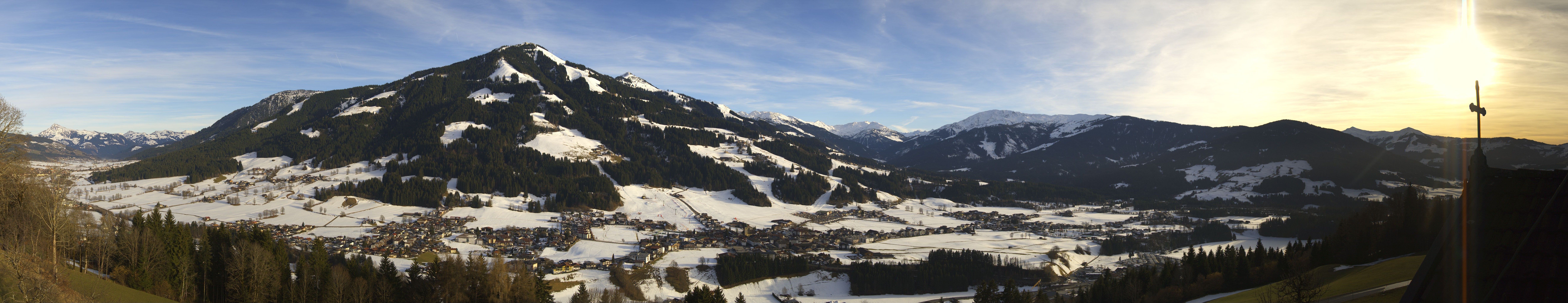 Archiv Foto Webcam Dorfkamera über Westendorf am Wilden Kaiser