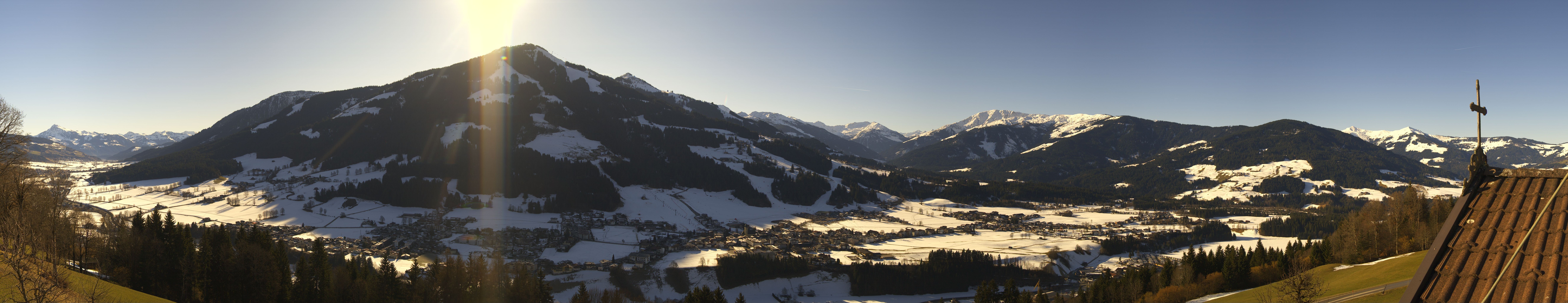 Archiv Foto Webcam Dorfkamera über Westendorf am Wilden Kaiser