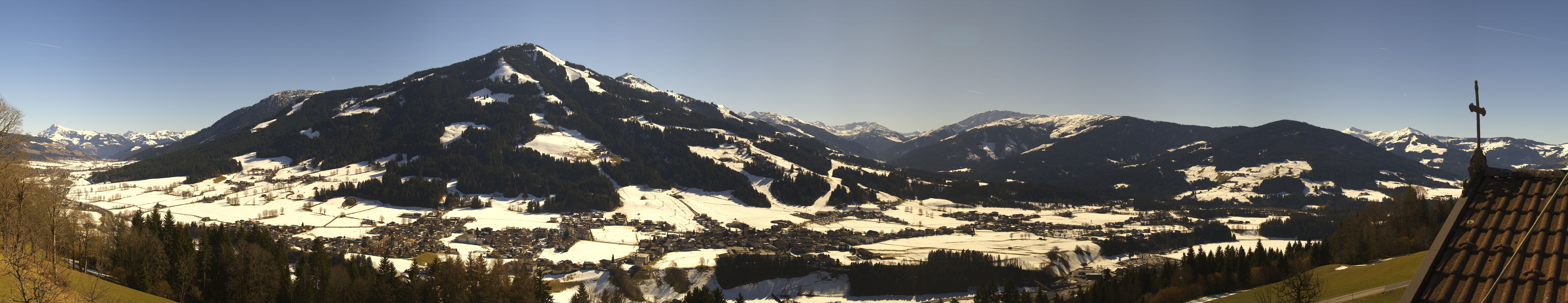 Archiv Foto Webcam Dorfkamera über Westendorf am Wilden Kaiser