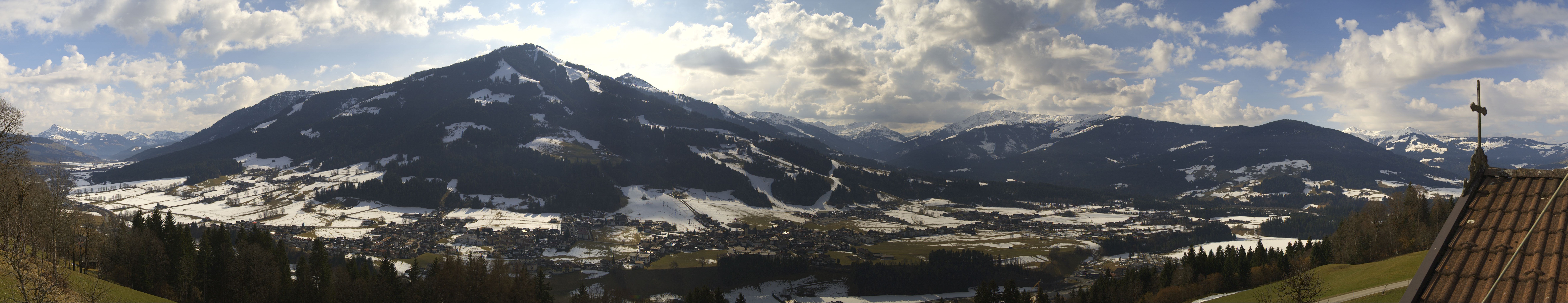 Archiv Foto Webcam Dorfkamera über Westendorf am Wilden Kaiser