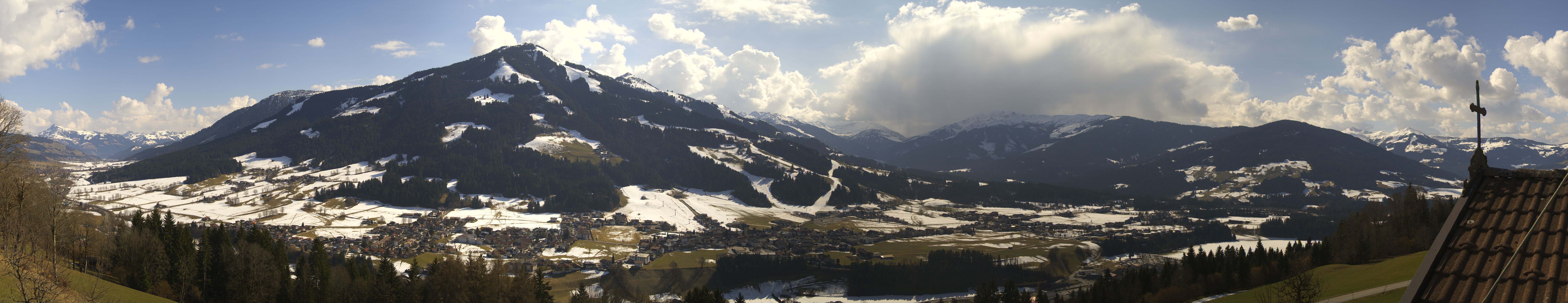 Archiv Foto Webcam Dorfkamera über Westendorf am Wilden Kaiser