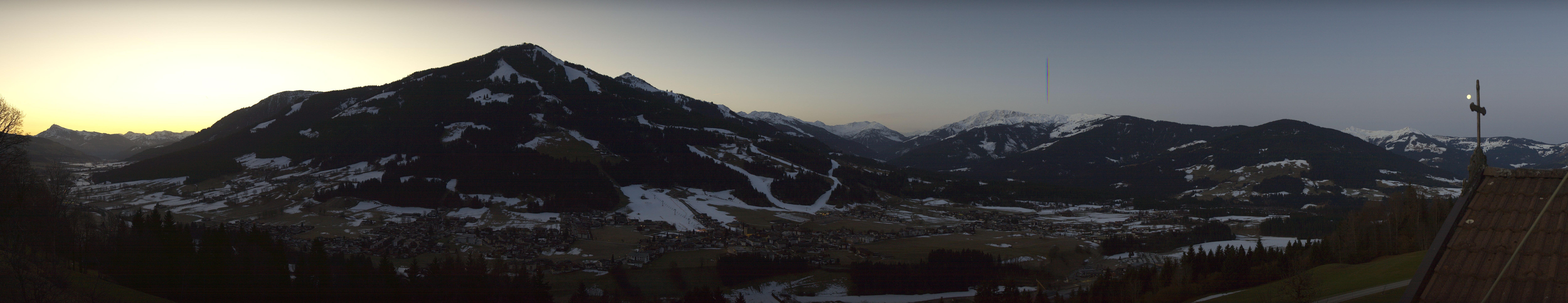 Archiv Foto Webcam Dorfkamera über Westendorf am Wilden Kaiser