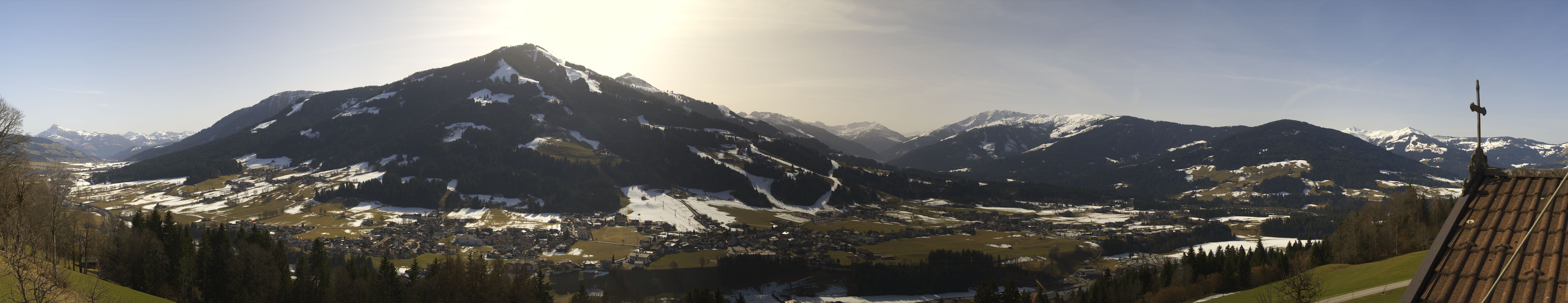 Archiv Foto Webcam Dorfkamera über Westendorf am Wilden Kaiser