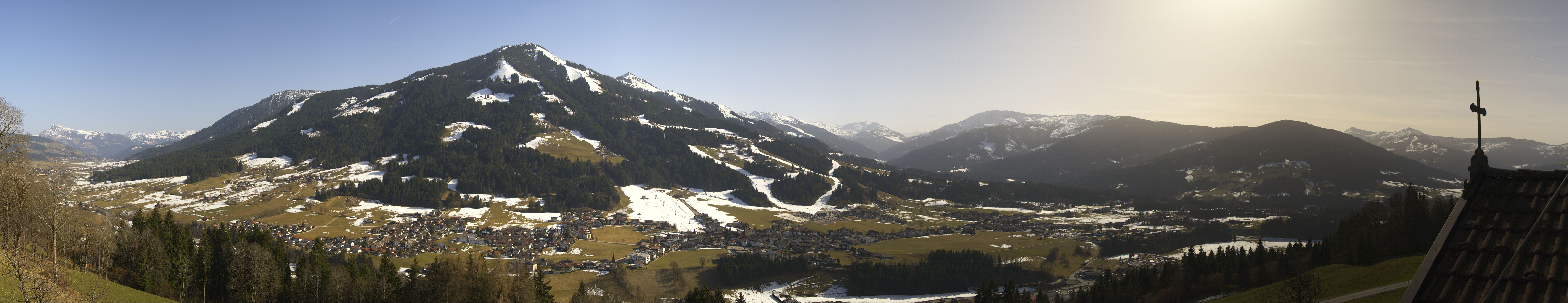 Archiv Foto Webcam Dorfkamera über Westendorf am Wilden Kaiser