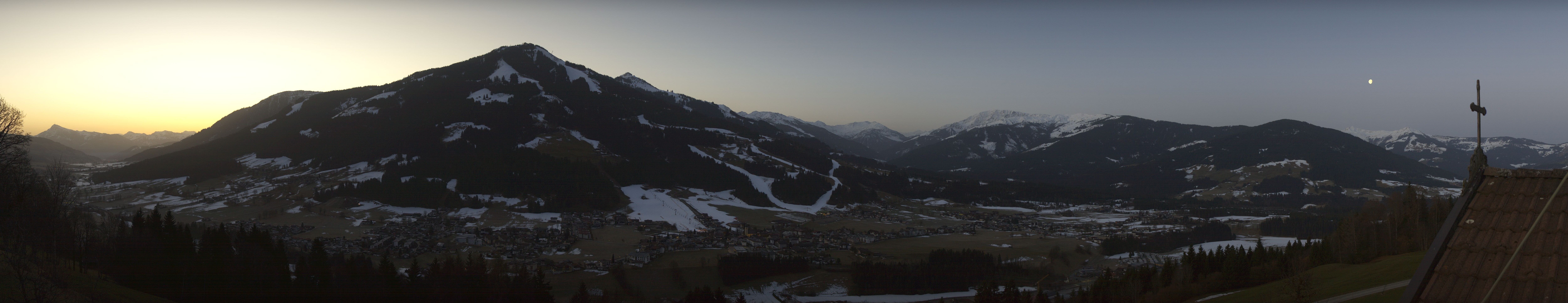 Archiv Foto Webcam Dorfkamera über Westendorf am Wilden Kaiser