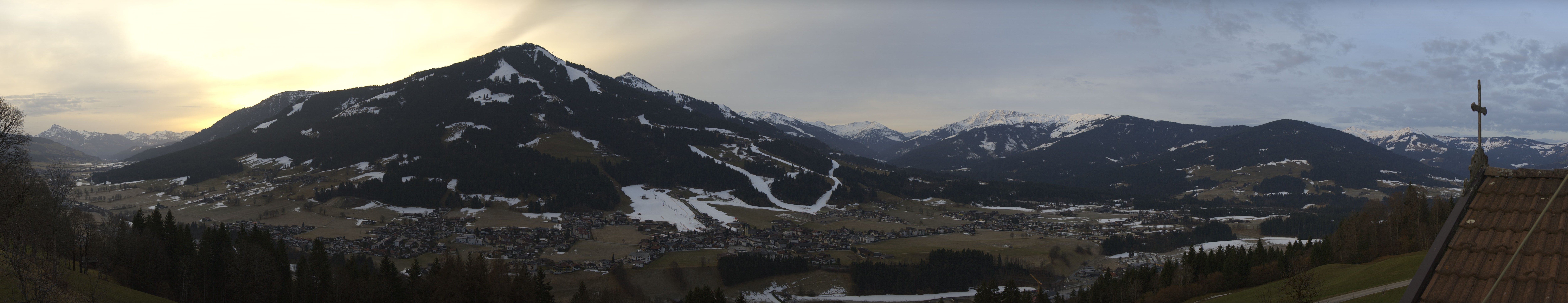 Archiv Foto Webcam Dorfkamera über Westendorf am Wilden Kaiser
