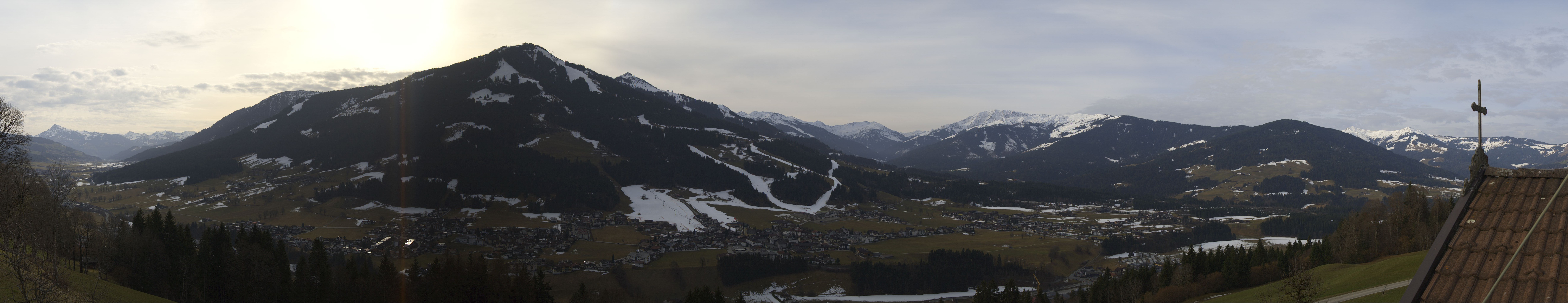Archiv Foto Webcam Dorfkamera über Westendorf am Wilden Kaiser