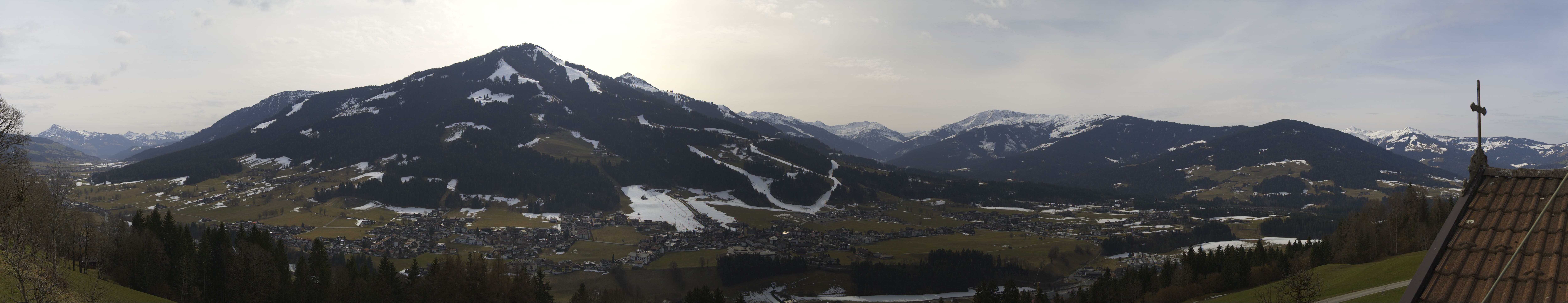 Archiv Foto Webcam Dorfkamera über Westendorf am Wilden Kaiser
