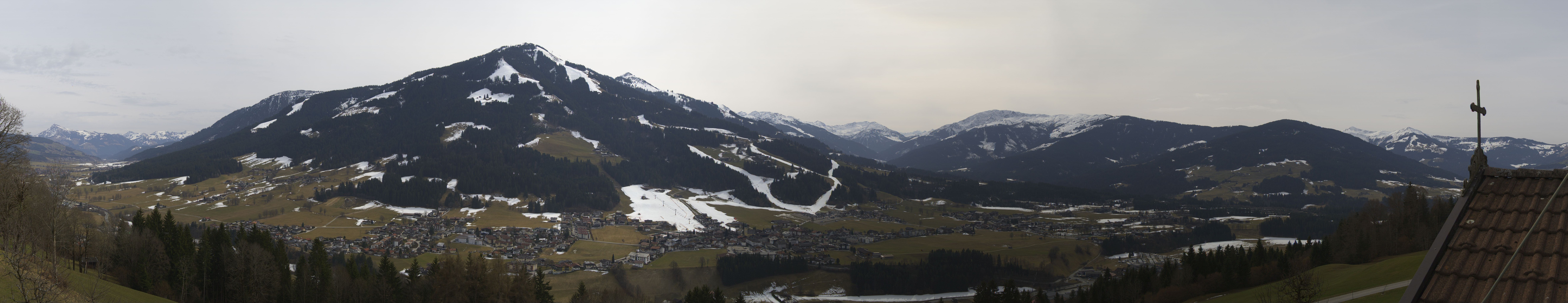 Archiv Foto Webcam Dorfkamera über Westendorf am Wilden Kaiser