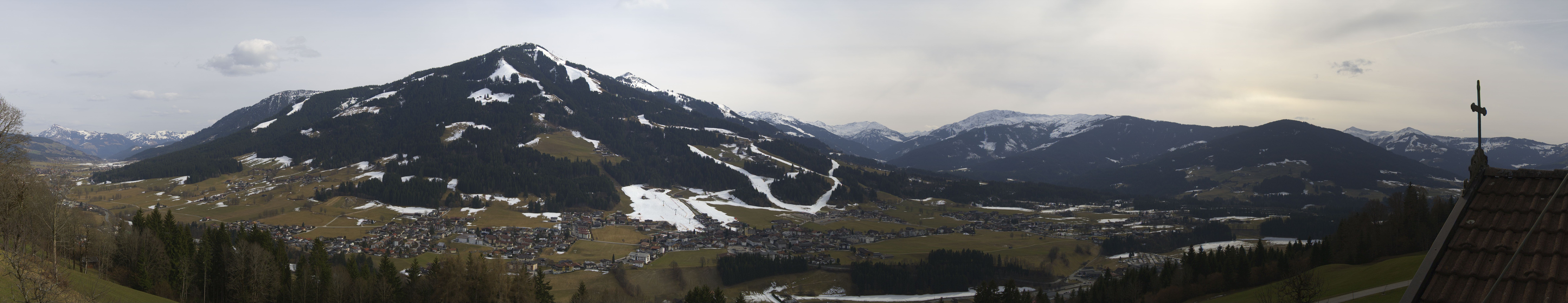 Archiv Foto Webcam Dorfkamera über Westendorf am Wilden Kaiser