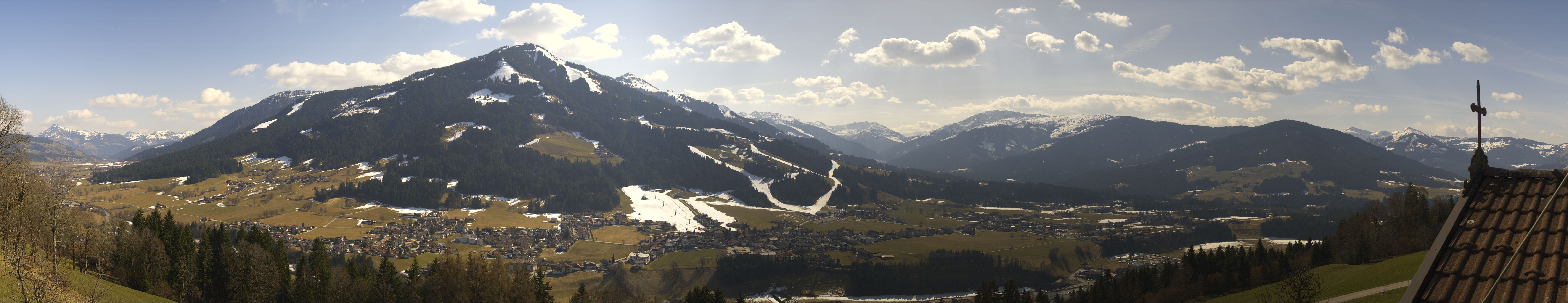 Archiv Foto Webcam Dorfkamera über Westendorf am Wilden Kaiser