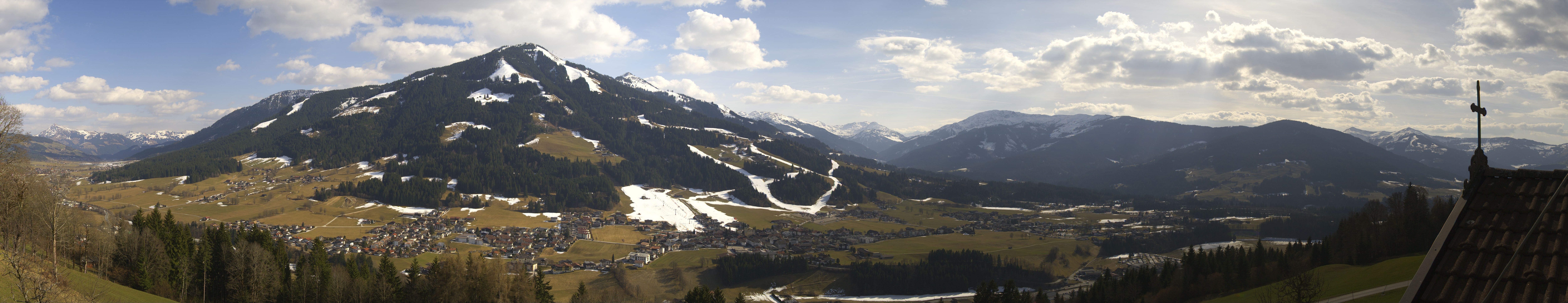 Archiv Foto Webcam Dorfkamera über Westendorf am Wilden Kaiser
