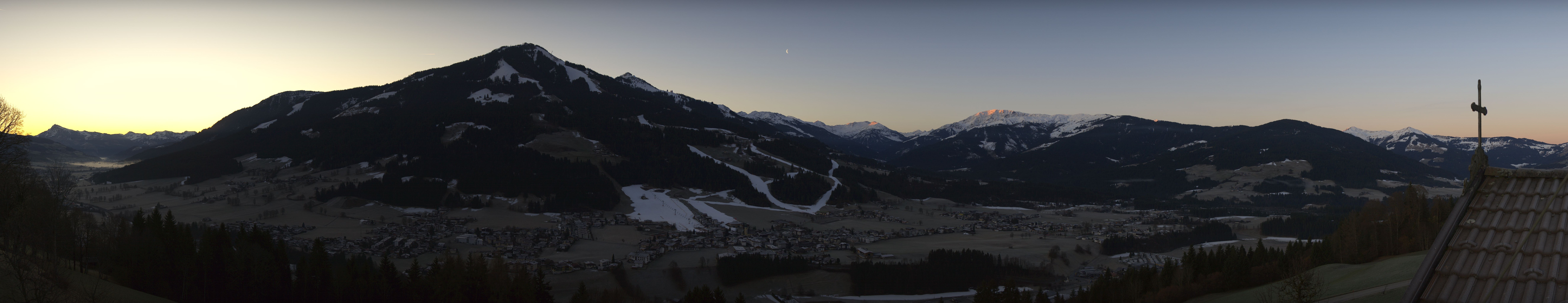 Archiv Foto Webcam Dorfkamera über Westendorf am Wilden Kaiser