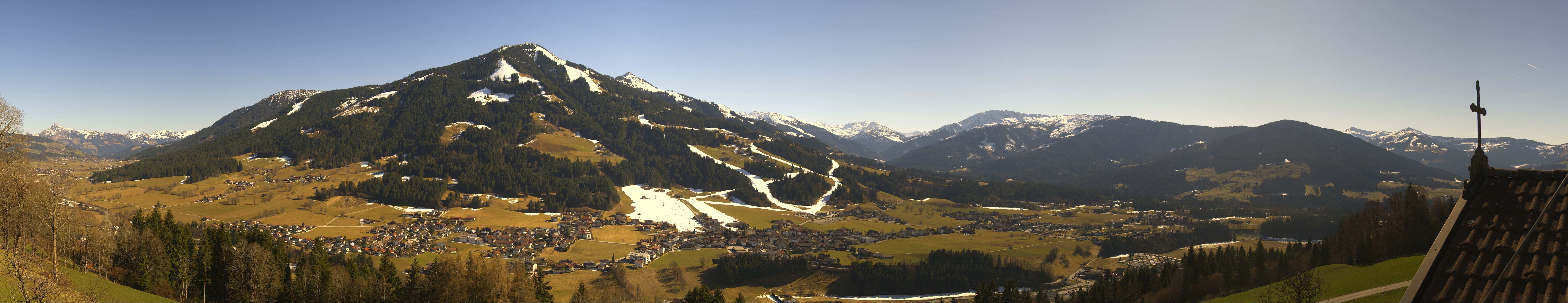 Archiv Foto Webcam Dorfkamera über Westendorf am Wilden Kaiser