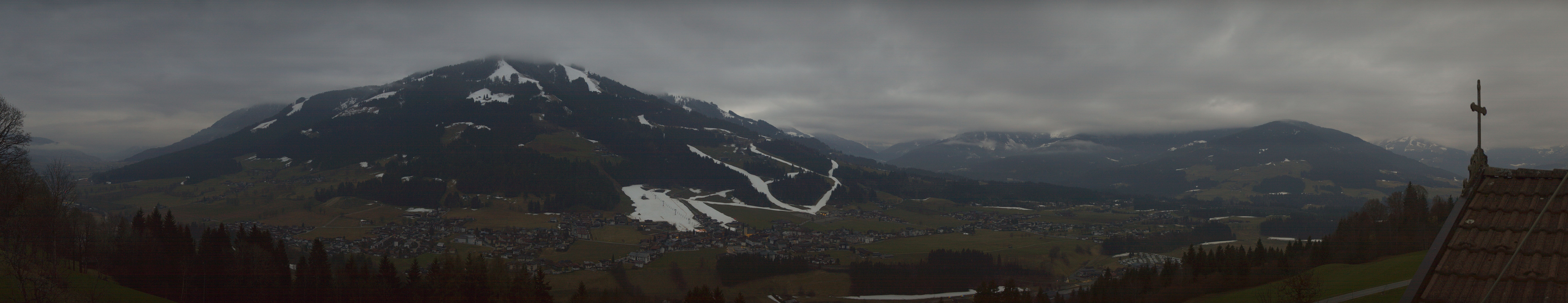 Archiv Foto Webcam Dorfkamera über Westendorf am Wilden Kaiser