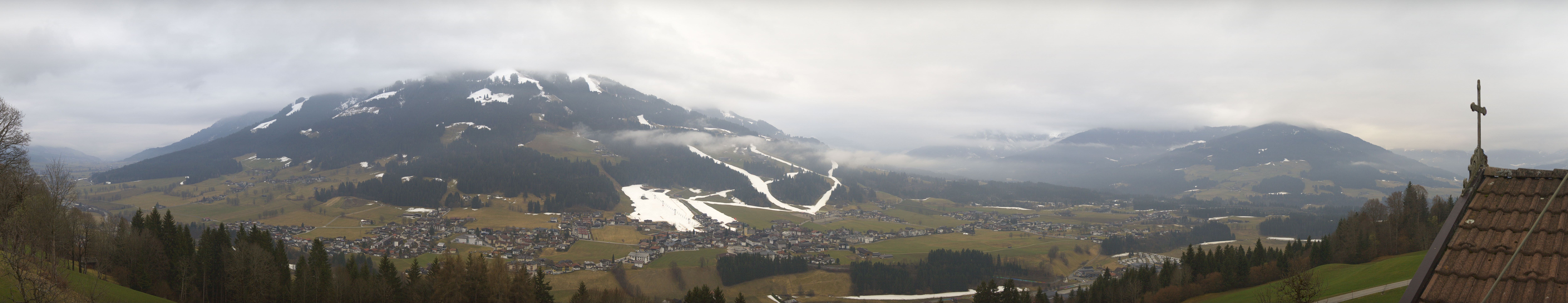 Archiv Foto Webcam Dorfkamera über Westendorf am Wilden Kaiser