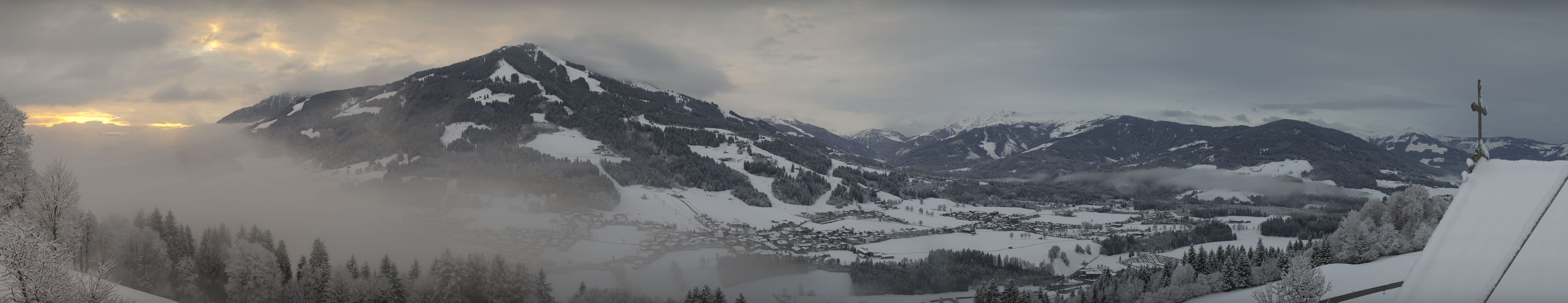 Archiv Foto Webcam Dorfkamera über Westendorf am Wilden Kaiser