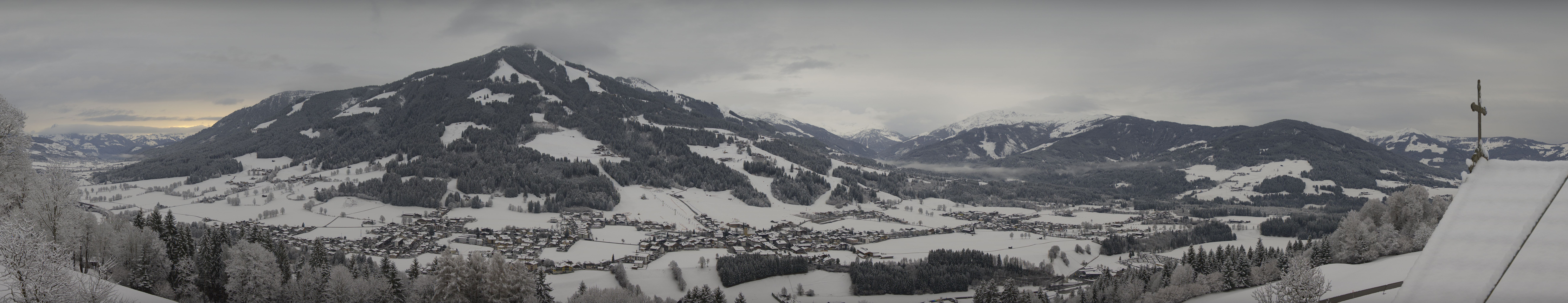 Archiv Foto Webcam Dorfkamera über Westendorf am Wilden Kaiser
