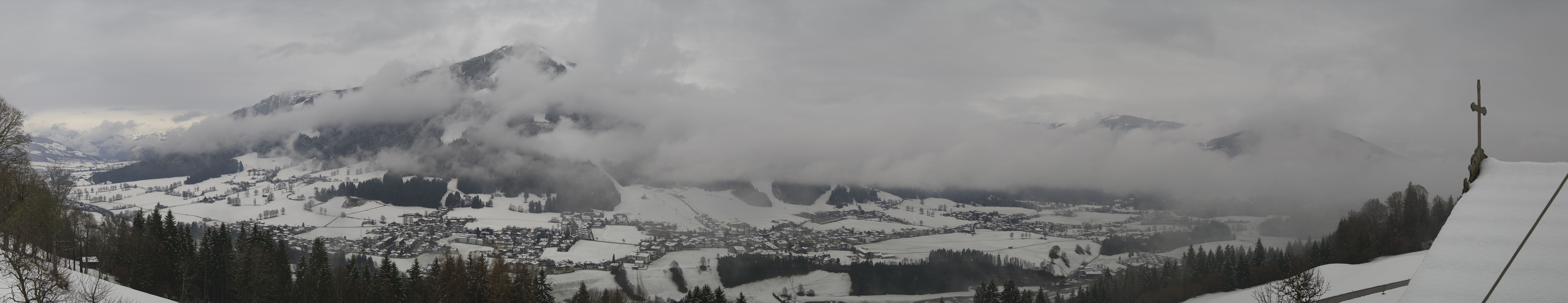 Archiv Foto Webcam Dorfkamera über Westendorf am Wilden Kaiser