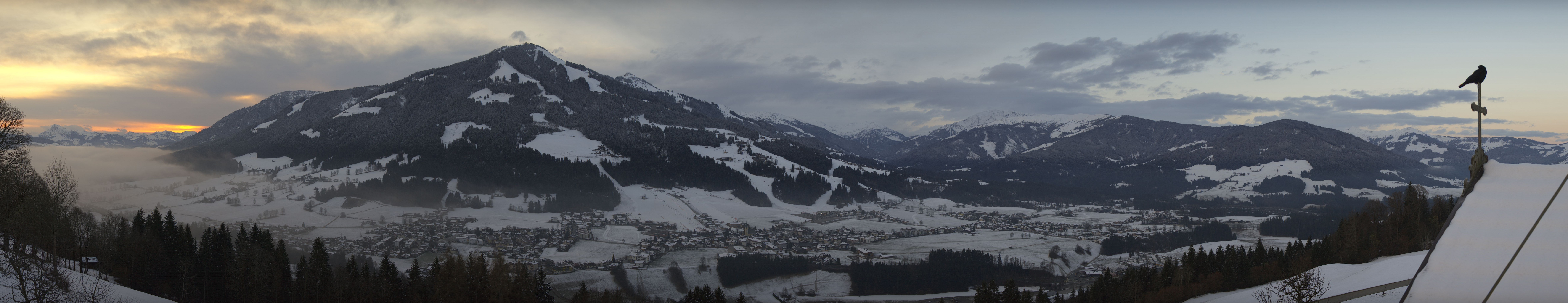 Archiv Foto Webcam Dorfkamera über Westendorf am Wilden Kaiser