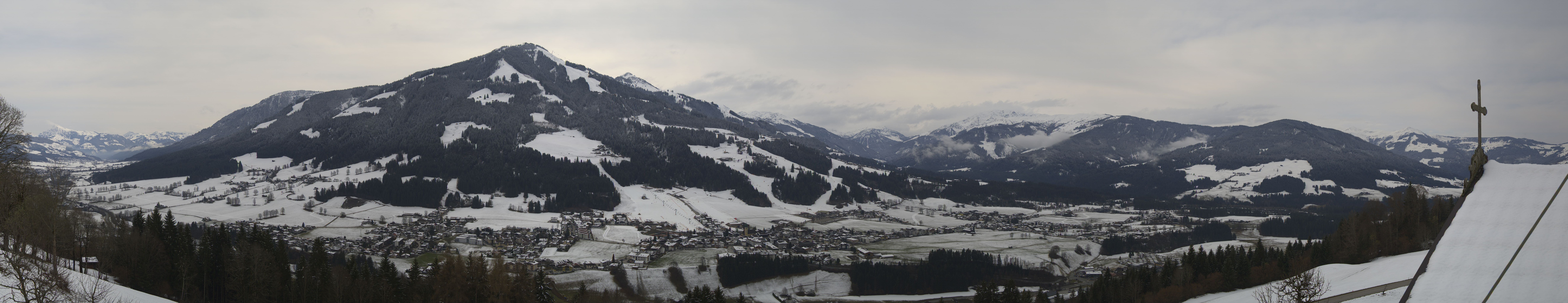 Archiv Foto Webcam Dorfkamera über Westendorf am Wilden Kaiser