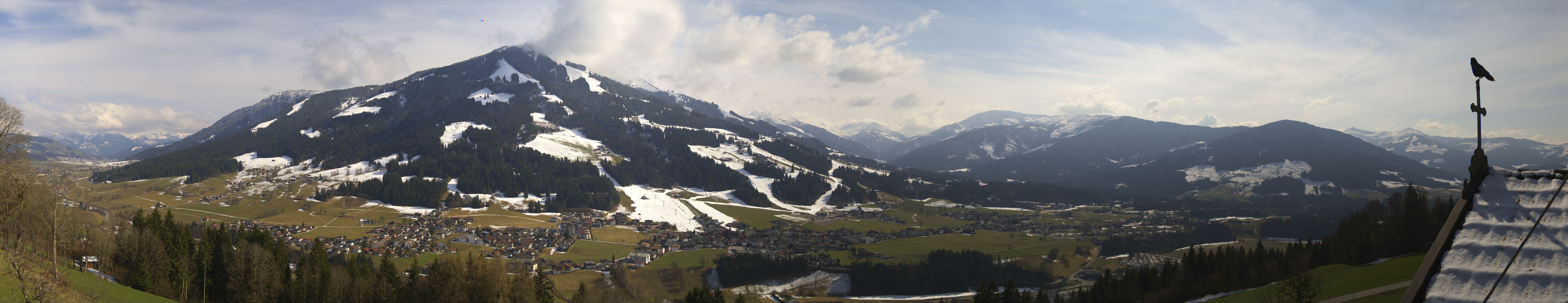 Archiv Foto Webcam Dorfkamera über Westendorf am Wilden Kaiser