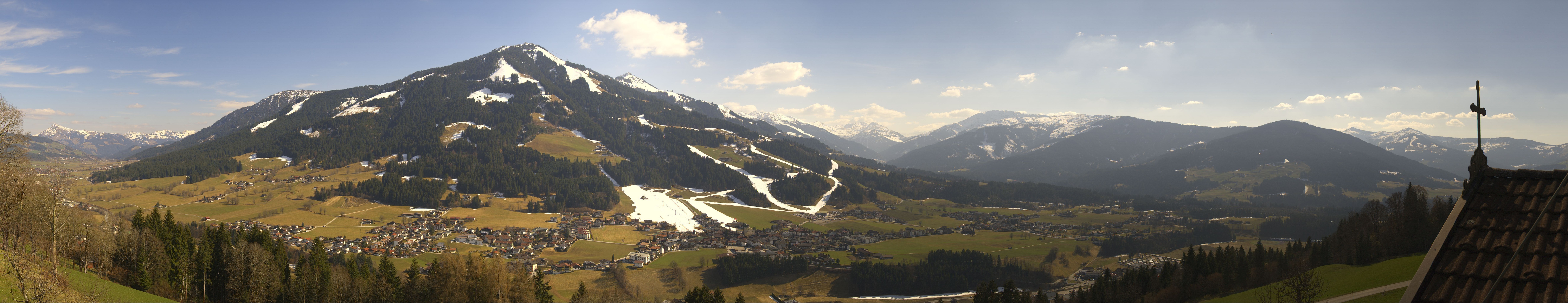 Archiv Foto Webcam Dorfkamera über Westendorf am Wilden Kaiser