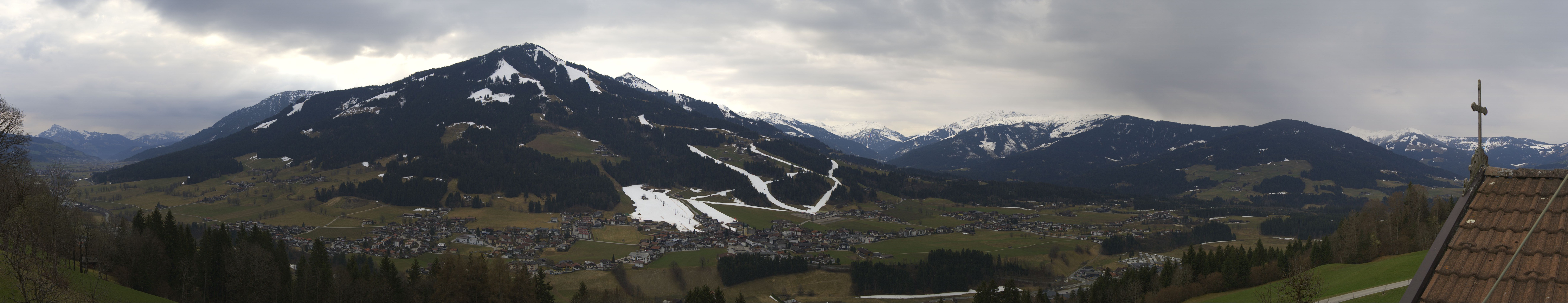 Archiv Foto Webcam Dorfkamera über Westendorf am Wilden Kaiser