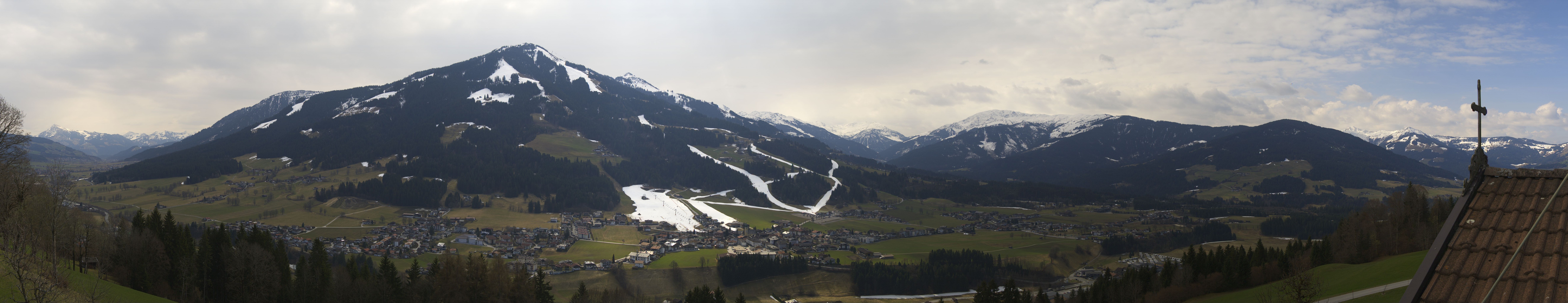 Archiv Foto Webcam Dorfkamera über Westendorf am Wilden Kaiser