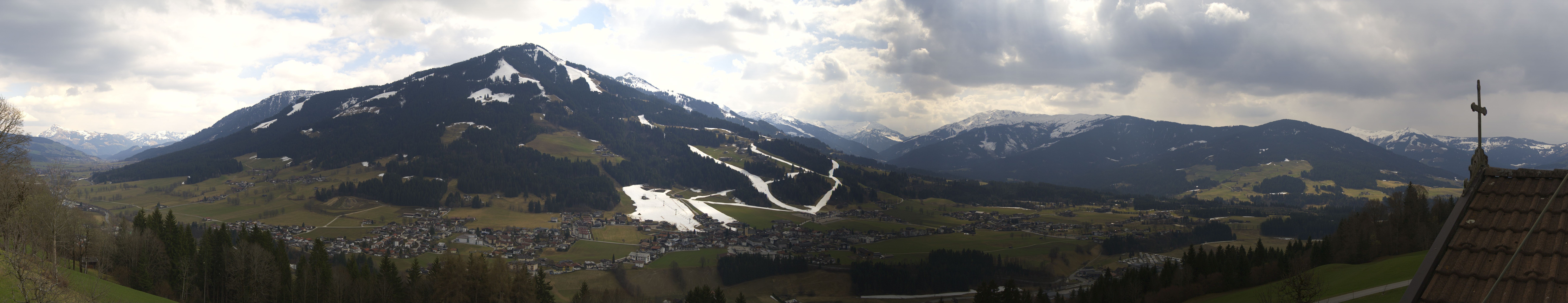Archiv Foto Webcam Dorfkamera über Westendorf am Wilden Kaiser