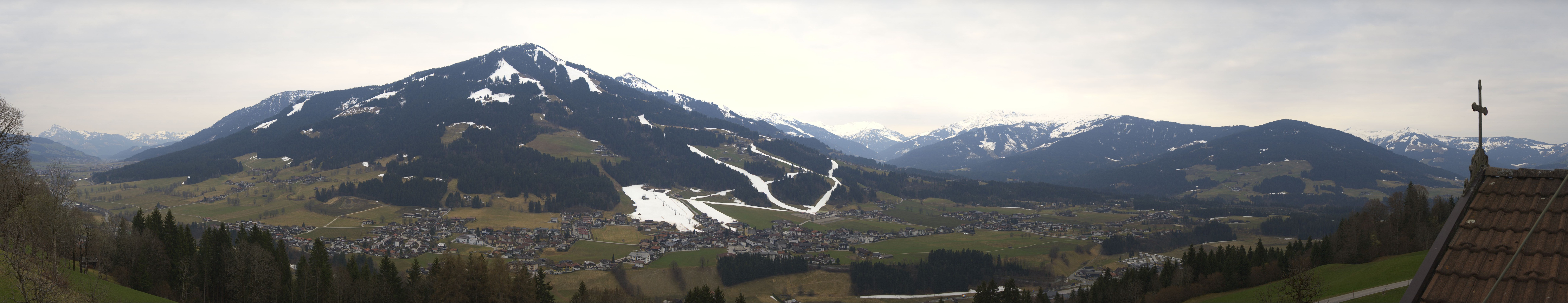 Archiv Foto Webcam Dorfkamera über Westendorf am Wilden Kaiser