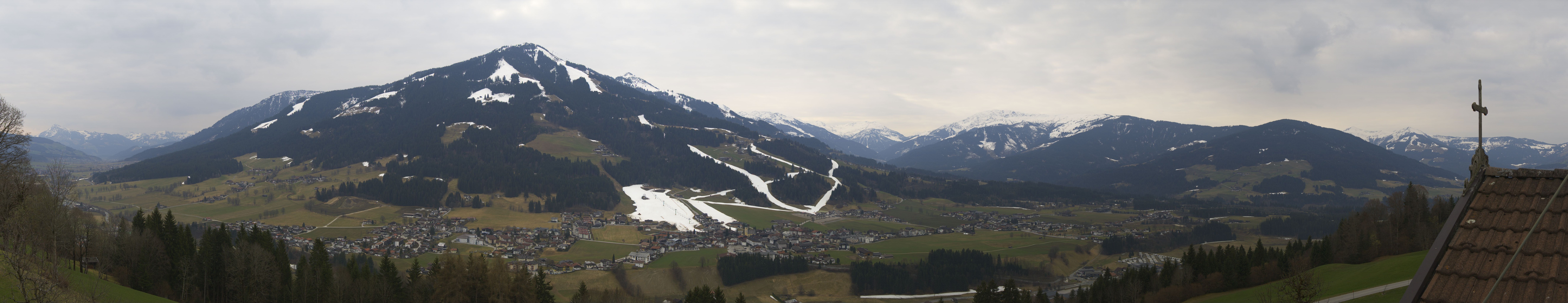 Archiv Foto Webcam Dorfkamera über Westendorf am Wilden Kaiser
