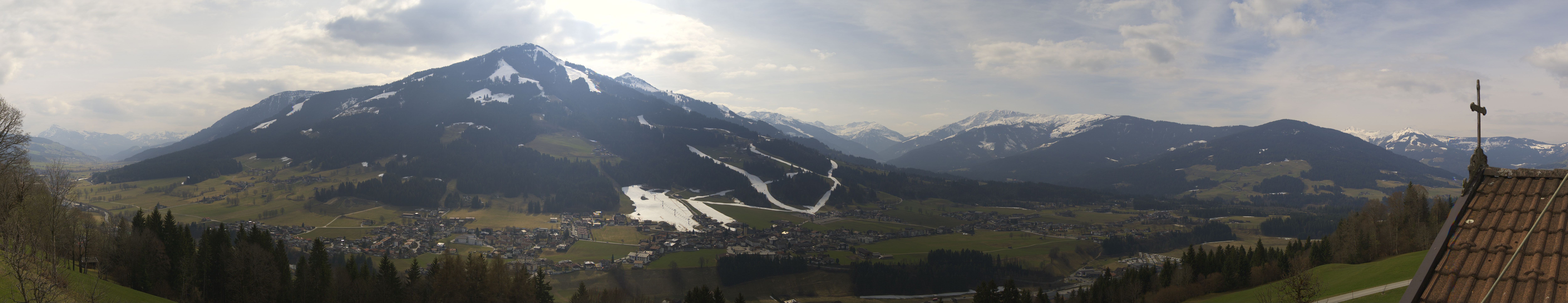 Archiv Foto Webcam Dorfkamera über Westendorf am Wilden Kaiser