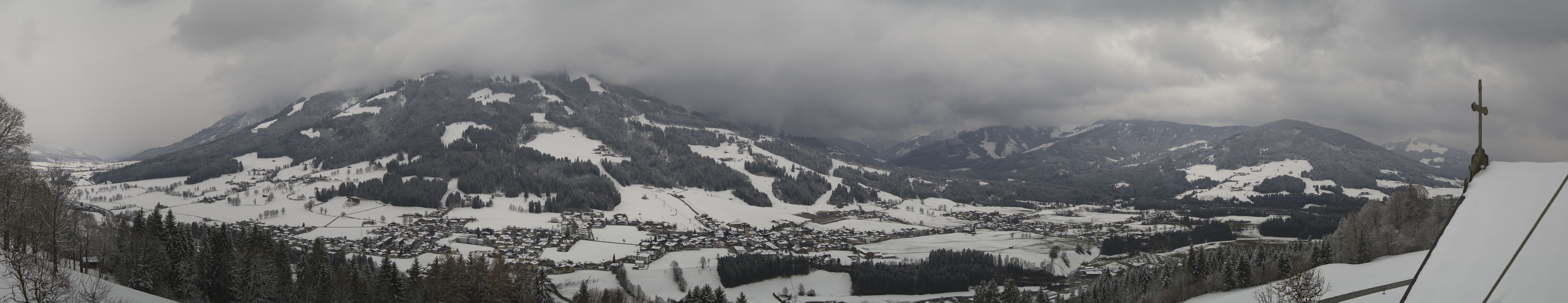 Archiv Foto Webcam Dorfkamera über Westendorf am Wilden Kaiser