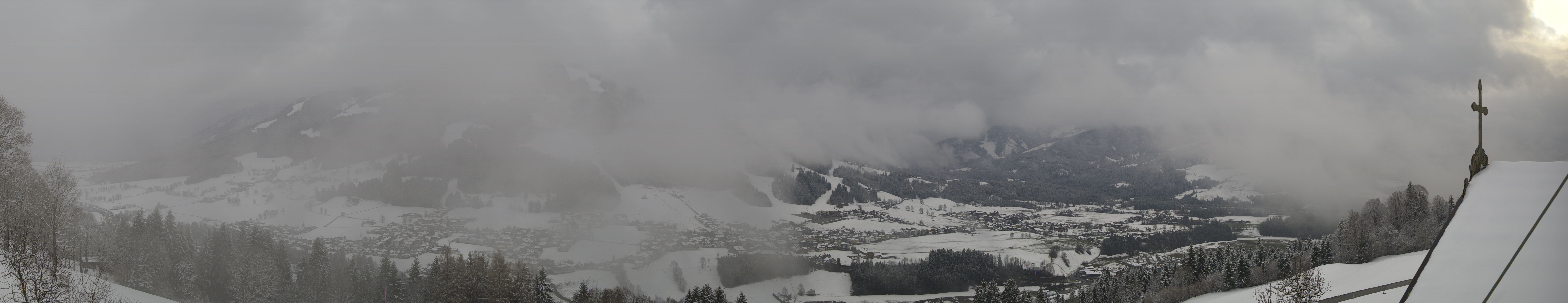 Archiv Foto Webcam Dorfkamera über Westendorf am Wilden Kaiser