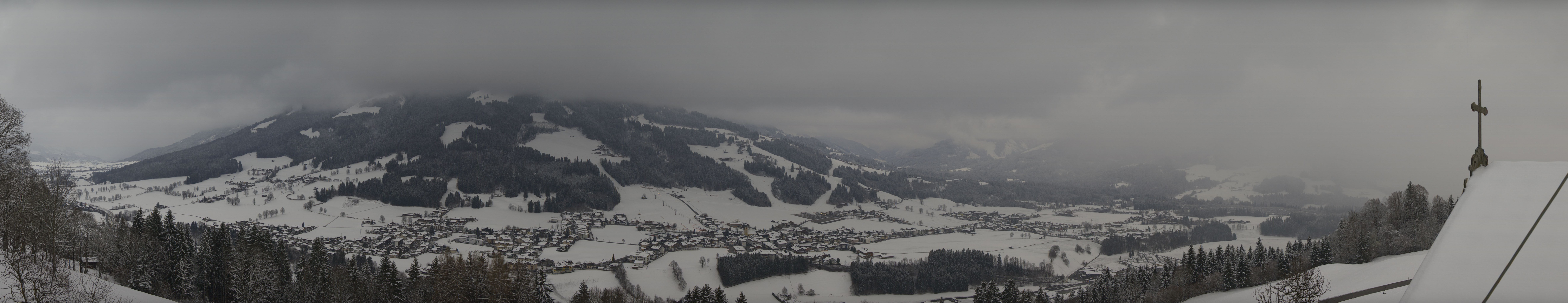 Archiv Foto Webcam Dorfkamera über Westendorf am Wilden Kaiser