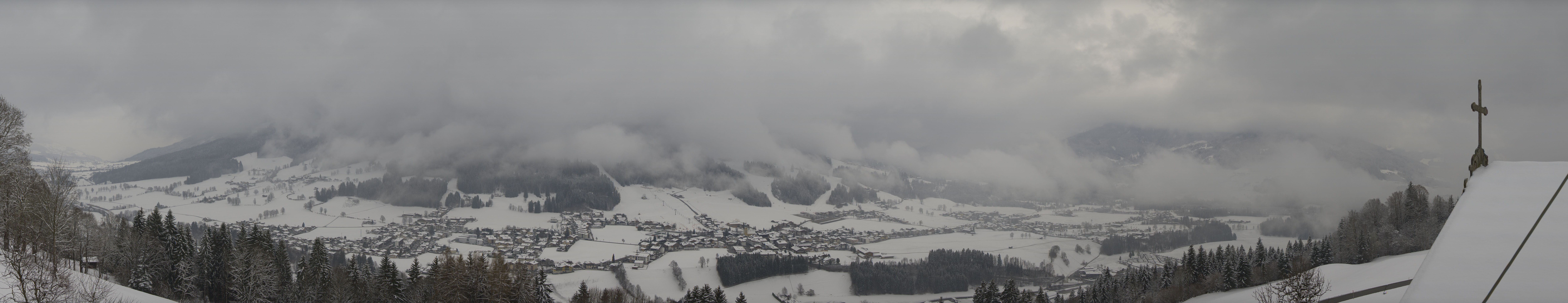 Archiv Foto Webcam Dorfkamera über Westendorf am Wilden Kaiser