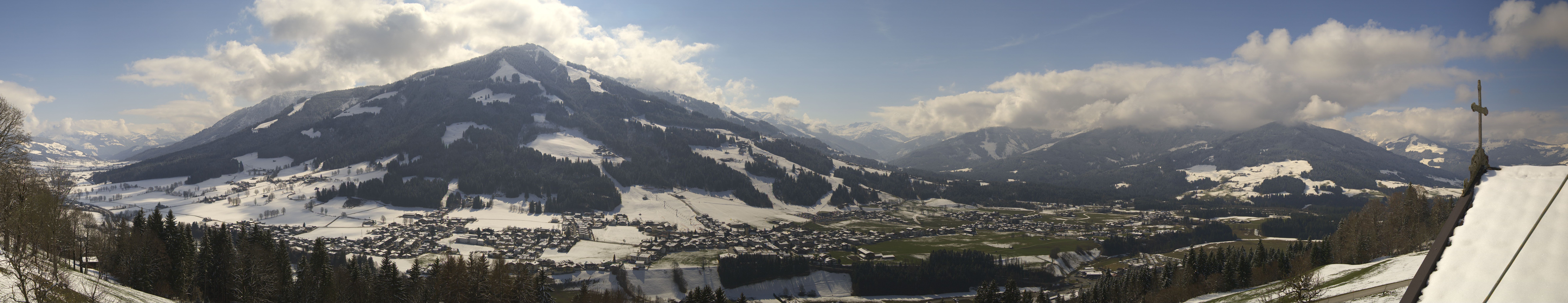 Archiv Foto Webcam Dorfkamera über Westendorf am Wilden Kaiser