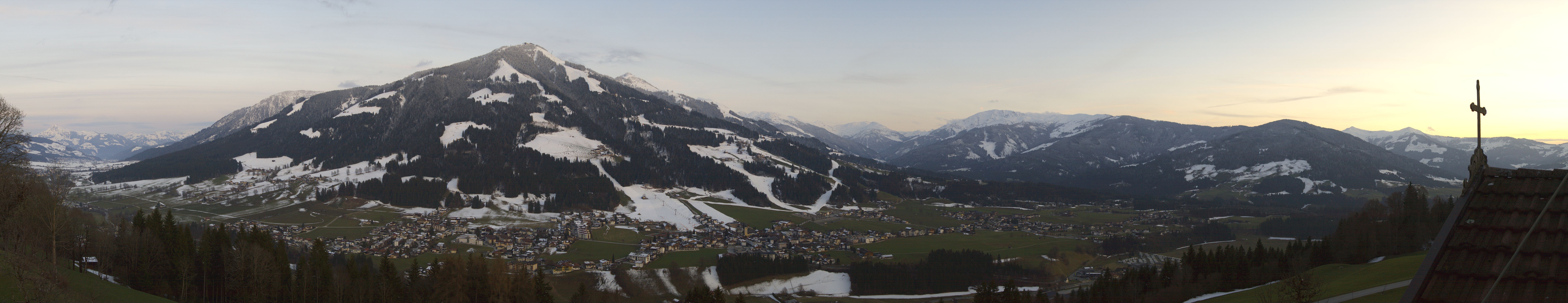 Archiv Foto Webcam Dorfkamera über Westendorf am Wilden Kaiser