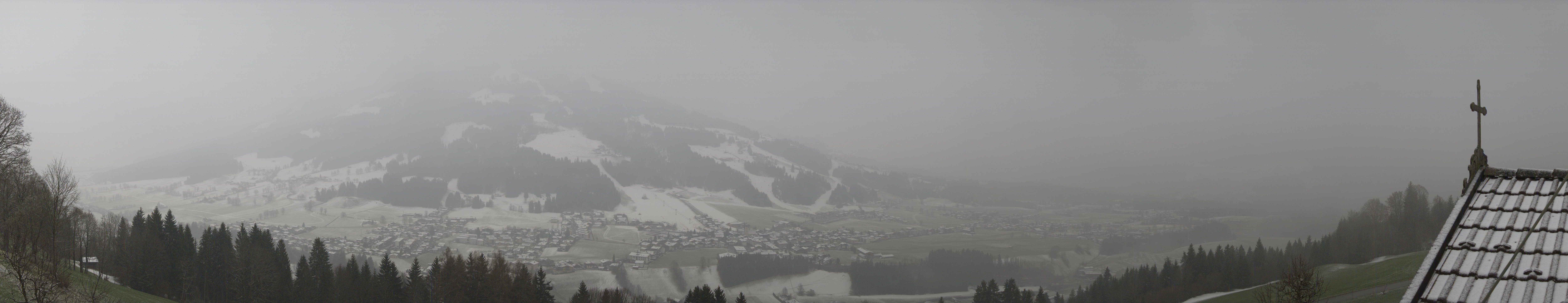 Archiv Foto Webcam Dorfkamera über Westendorf am Wilden Kaiser