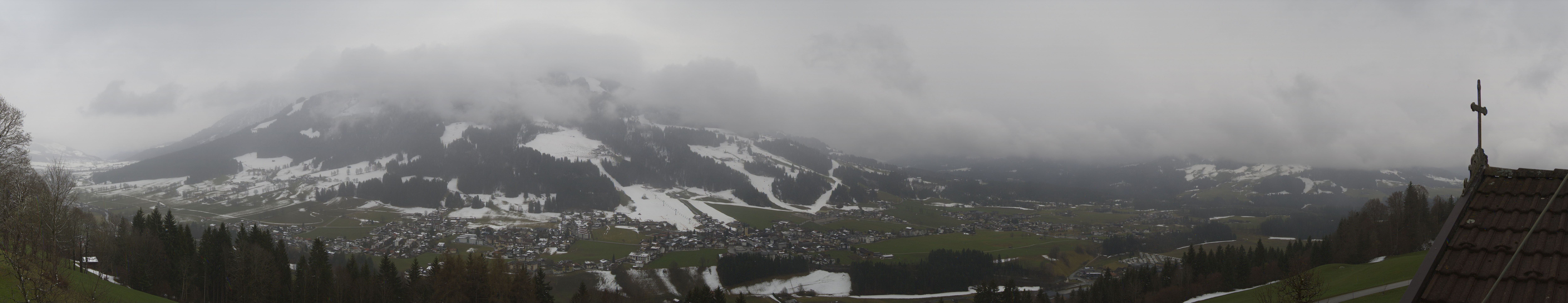 Archiv Foto Webcam Dorfkamera über Westendorf am Wilden Kaiser