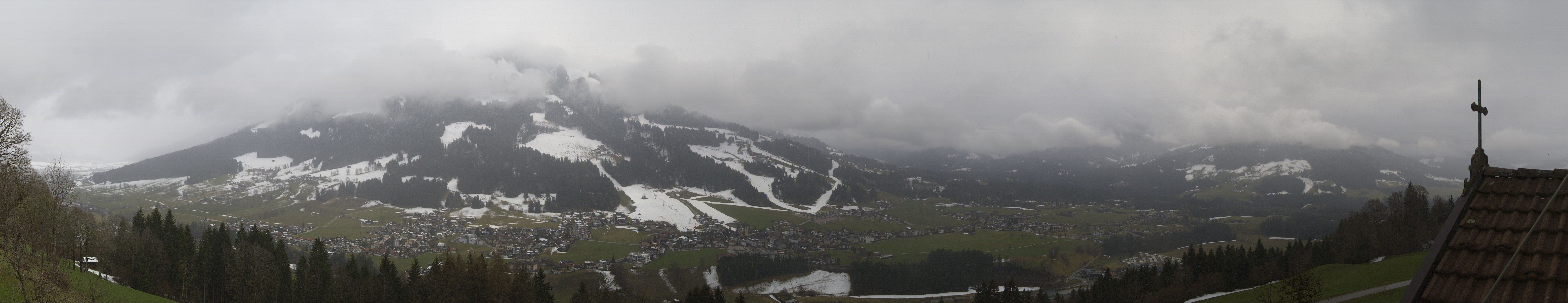 Archiv Foto Webcam Dorfkamera über Westendorf am Wilden Kaiser
