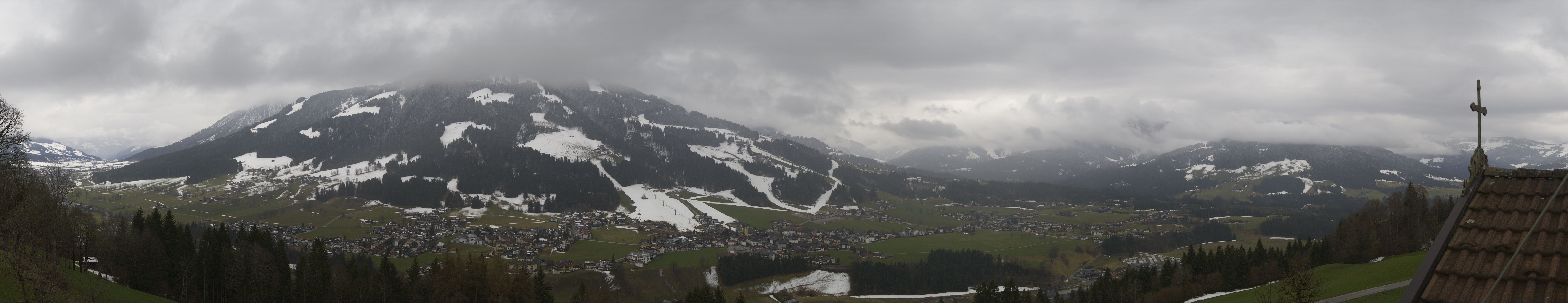 Archiv Foto Webcam Dorfkamera über Westendorf am Wilden Kaiser