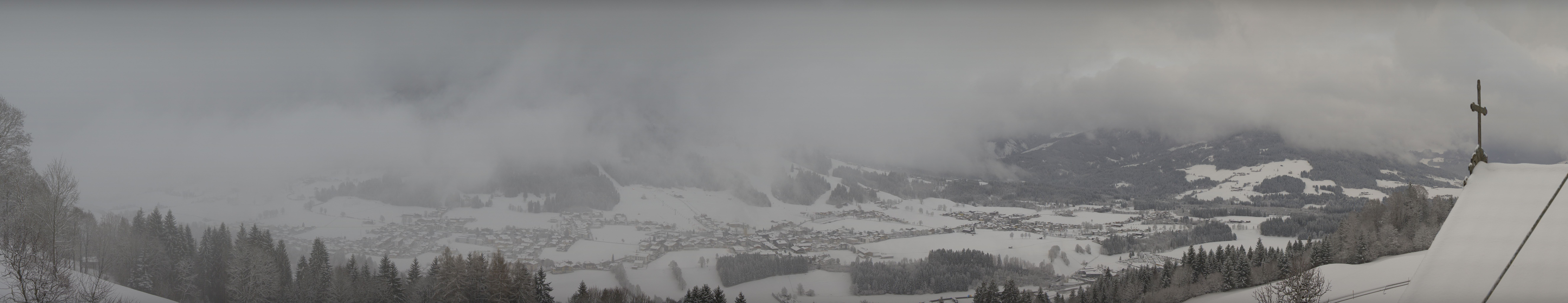 Archiv Foto Webcam Dorfkamera über Westendorf am Wilden Kaiser