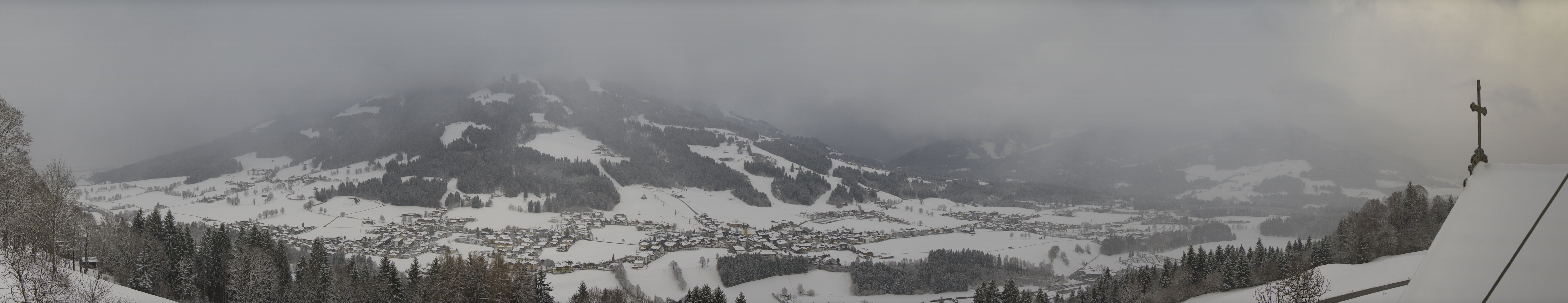 Archiv Foto Webcam Dorfkamera über Westendorf am Wilden Kaiser