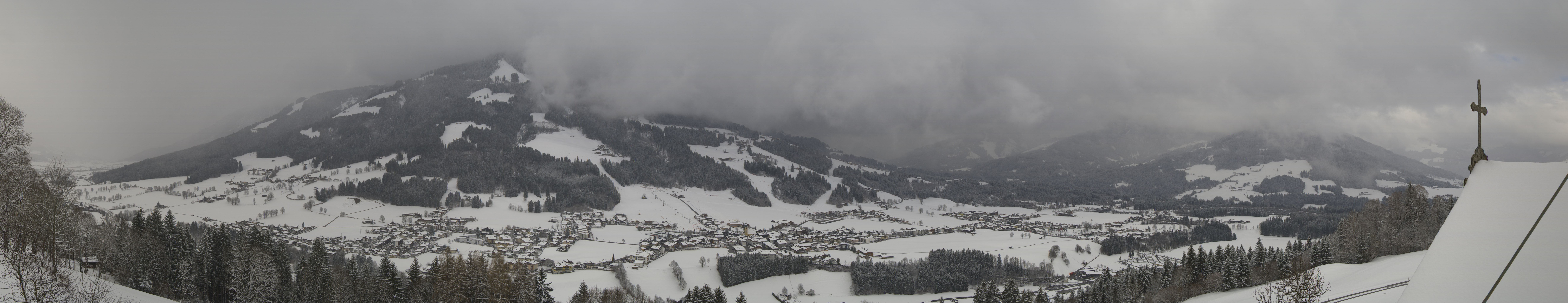 Archiv Foto Webcam Dorfkamera über Westendorf am Wilden Kaiser