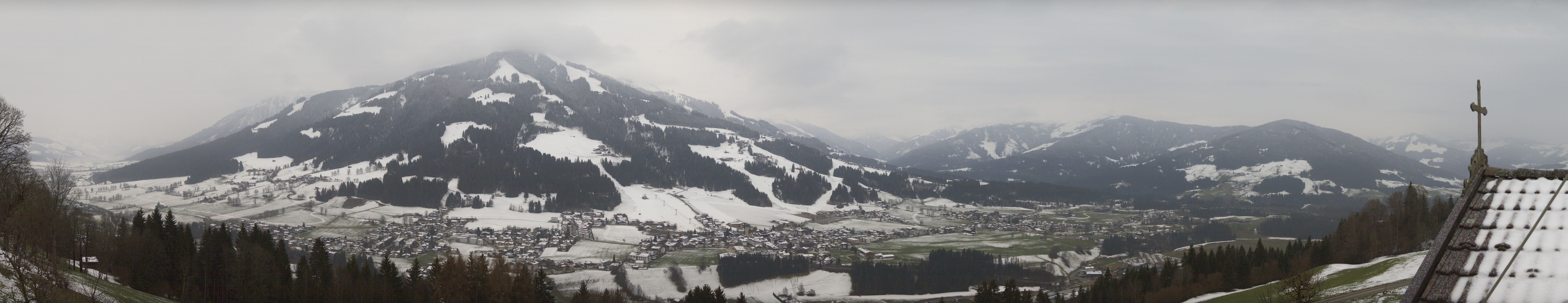 Archiv Foto Webcam Dorfkamera über Westendorf am Wilden Kaiser